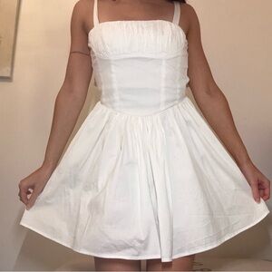Zara White Dress